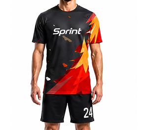 Maillot de football personnalisé sublimé surdimensionné, style vintage, impression gratuite, uniforme de football en Spandex/Polyester - Product Image 1