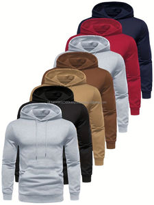 Sweats à capuche de qualité supérieure 100% coton respirant à séchage rapide Nouveauté Différentes tailles Teint uni - Product Image 2