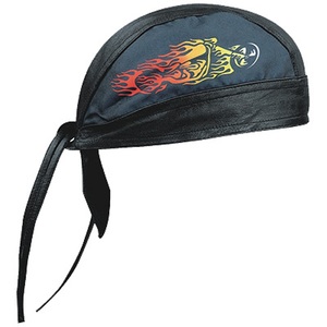 Casquette de motard HMB-901L3 en cuir véritable, style flamme, unisexe, pour le cyclisme, les sports de plein air, les voyages, décontractée, toutes saisons - Product Image 3
