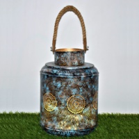 Lanterne à huile vintage de style Hurricane, en verre et métal, de qualité supérieure, pour la décoration, de marque Wild Land, fonctionnant au kérosène, OEM