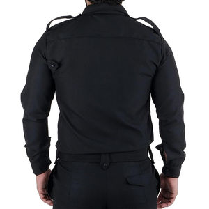 Tenues de sécurité personnalisables multi-styles, ensemble de gardien noir, uniforme de gardien imperméable - Product Image 4