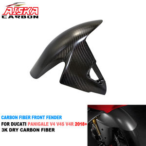 Guardabarros Delantero de Motocicleta de Fibra de Carbono 3K 100% Real AISKA para <span class=keywords><strong>DUCATI</strong></span> Panigale V4 / V4S / <span class=keywords><strong>V4R</strong></span> - Product Image 1