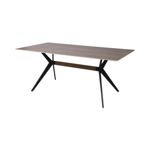 Table de salle à manger italienne noire en pierre frittée - Product Image 1