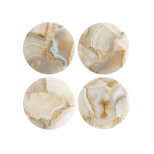 ชุดจานรองแก้วเรซิ่นหินอ่อนพรีเมียม - Product Image 4