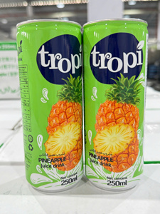 250ml Slim can OEM ODM Private Label 100% Pure Fresh Sweet Mango Grape Pineapple Cocktail Flavored Colored Puree <b>Bottle</b> - Product Image 4