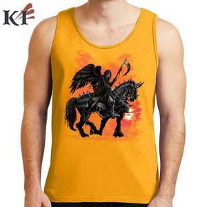 KEVEN IMPEX Débardeurs de musculation pour hommes, imprimés, en coton et élasthanne, respirants, écologiques, séchage rapide, collection été 2026 - Product Image 3