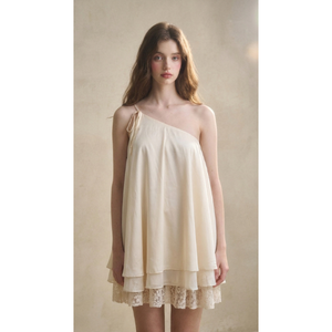 KAMIKI FASHION Service OEM ODM Robe d'été courte en mousseline de soie écologique et respirante pour femme, meilleure qualité, robe décontractée fabriquée au Vietnam - Product Image 1
