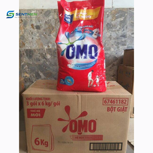 OMO Poudre Détergente en Gros 6Kg Poudre à Lessiver Élimination Puissante des Taches Nettoyage en Profondeur Parfum Frais Pack Familial - Product Image 2