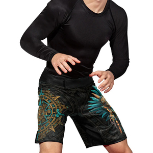 Shorts de MMA para Kick Boxing, Elásticos y Lisos, al Por Mayor, Material de Poliéster y Spandex de Alta Calidad, Transpirables - Product Image 5