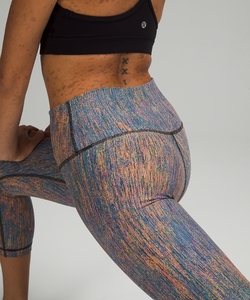 Leggings de yoga pour femme taille haute, longueur intégrale, unis, décontractés, séchage rapide, imprimés par transfert thermique, en Spandex et Nylon texturés, extensibles dans les quatre sens - Product Image 4