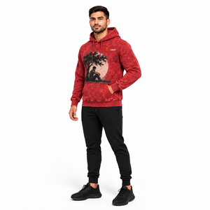 Sudadera con Capucha Premium de Felpa para Hombre, Diseño de Esqueleto con Lavado Ácido, Manga Larga, 100% Algodón - Product Image 2