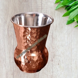 Vaso de Cobre Ecológico y Sostenible de 16 oz, Diseño Martillado, Clásico, para Bebidas, con Logotipo Personalizado para Hotel, Venta al Por Mayor - Product Image 3