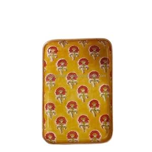 Plateau de service en bois fait à la main moderne et vintage de 12x8 pouces pour la maison, décoration murale de Noël pour le petit-déjeuner, dessus de table basse - Product Image 3