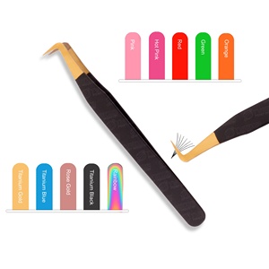Extensions de cils Pince à épiler Pince à cils professionnelle Extra Super Sharp Point Meilleurs fournisseurs de volume Pince à épiler - Product Image 3