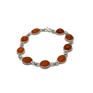 Women's <b>Bracelet</b> Natural Carnelian Gemstone <b>Bracelet</b> Christmas Wedding Handmade Jewelry 925 Sterling Silver <b>Bracelet</b> <b>Healing</b> - Product Image 2