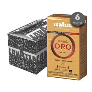 Café moulu torréfié Lavazzaa Qualita Oro 250g, mélange d'arabica italien premium, arôme doux, café expresso pour la maison et le bureau - Product Image 3