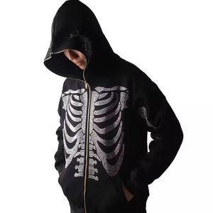 Outdoor Zip Up <b>Hoodie</b> Custom Zip Up <b>Hoodie</b> Full Zip <b>Hoodie</b> With Durable Fabric Comfortable Fit Front Pockets And All Season Wear - Product Image 2