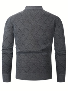 Pull personnalisé avec logo, pull chaud d'hiver, tissu doux, manches longues, décontracté, confortable, design élégant pour le port au bureau - Product Image 2