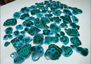 Losas de Malaquita y Crisocola Naturales, Piedra Mineral Verde en Bruto para Tallado y Fabricación de Joyería, Lote al por Mayor - Product Image 3