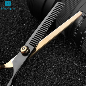 Tijeras de Peluquería Profesionales Antideslizantes de Alta Calidad, Color Negro y Dorado, Resistentes a la Oxidación, Servicio OEM ODM, 2026 - Product Image 5