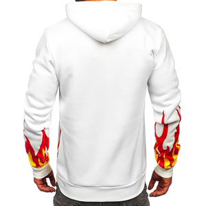 Sweat-shirts personnalisés en coton et polyester avec impression graphique sur toute la surface, effet délavé, sublimation - Product Image 6