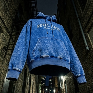 Sweats à capuche délavés à l'acide à séchage rapide et respirants, personnalisables, en mélange de coton de haute qualité pour hommes - Product Image 6