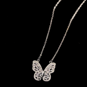 Collar con Colgante de Diamante Moissanita Elegante, Hecho a Mano, Joyería Fina para Novias, Regalo de Aniversario, Suministro Directo de Fábrica - Product Image 1