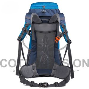 Sac à dos de randonnée et de montagne unisexe, imperméable, 60L, en nylon - Product Image 5
