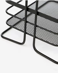 OEM/ODM Vietnam Rust Resistant 3 Tier Metal Spa Tower Bathroom Storage Shelf for Towels Shampoo and Accessories - Product Image 3