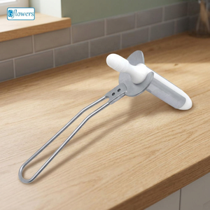 Spéculum gynécologique manuel en acier inoxydable à manche extra long avec design à fentes pour usage chirurgical - Product Image 3