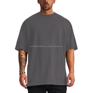 Wholesale Customized Print Logo Lightweight Oversized Baggy Loose <b>Men's</b> T <b>shirt</b> Short Sleeve Solid Color T <b>Shirt</b> For <b>Men</b> - Product Image 2