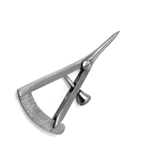 Calibre de mesure manuel Castroviejo, plage de 0 à 20 mm, acier inoxydable allemand, instrument chirurgical réutilisable pour la chirurgie plastique - Product Image 5