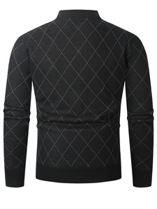 Pull en tricot chic pour femme, vêtement d'hiver chaud, respirant et confortable, élégant, décontracté, coupe ample, tendance - Product Image 3