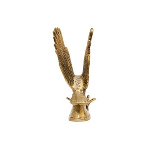 Statue d'aigle volant en laiton, sculpture artisanale de Garuda, objet décoratif pour la maison et le bureau - Product Image 4