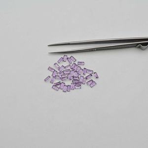 บาเก็ตอเมทิสต์บราซิลอเมทิสต์ธรรมชาติขนาด2.5x5มม. ตัดอัญมณีกึ่งมีค่าสำหรับการตั้งค่าเครื่องประดับจากผู้ผลิตออนไลน์ - Product Image 3