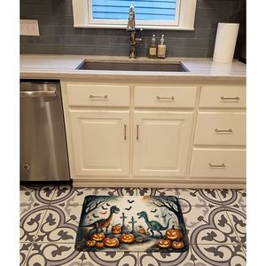 เสื่อปูในครัวทำจากโฟมรูปไดโนเสาร์น่ากลัวสำหรับฮาโลวีนพรมอาบน้ำกันความเหนื่อยล้าซักได้ใส่สบายอุปกรณ์วันหยุดวันฮาโลวีน - Product Image 2