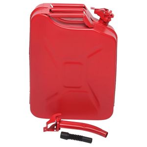 Tanica per Benzina e Diesel in Acciaio da 20L, Standard USA, con Tubo per Olio, Realizzata in Lamiera Laminata a Freddo - Product Image 5