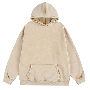 Sudadera con Capucha para Hombre, Corte Regular, 100% Algodón, Felpa, Color Sólido, Informal, Tejida, Ecológica, Transpirable, para Invierno - Product Image 1