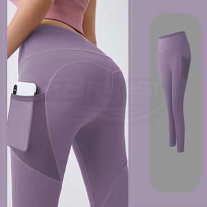 Custom Logo Plaid Seamless Elastic Waist Breathable Workout <b>Tight</b> Yoga High Waist <b>Shorts</b> for Women OEM Services - Product Image 4