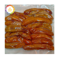 Premium gedroogde zachte bananen, bulk, natuurlijke gezonde snack, OEM groothandel uit Vietnam met waterbehoud.