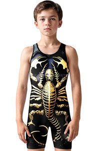 Traje de Lucha Libre Juvenil de Sublimación de Alta Calidad, Ropa de Artes Marciales con Equipo y Uniforme de Lucha Libre - Product Image 5