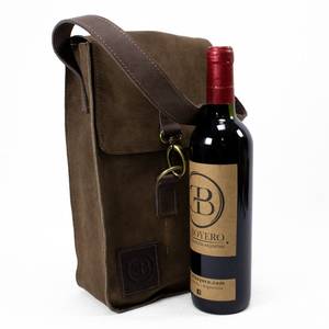 Porta Botellas de Vino de Cuero Genuino con Impresión Personalizada, Venta al Por Mayor, Bolsa de Cuero de Lujo para una Sola Botella, para Viaje, LEB-0064 - Product Image 2