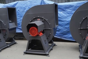 Ventilateur centrifuge à entraînement direct en acier SS400 à entretien facile pour l'extraction de la cuisine CPL-1-8D, faible bruit, pression moyenne, usage industriel - Product Image 4