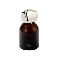 Botol Parfum Kaca Coklat Silinder Mewah 50ML Grosir