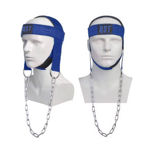 Harnais de musculation portable pour le cou et la tête avec chaîne en acier pour l'exercice et l'entraînement de musculation - Product Image 2