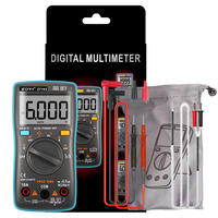 ZOYI ZT-102 Multimeter Digital Presisi Tinggi 6000 Hitungan, Pengukur Arus DC, Resistansi, Frekuensi, Ukuran Saku, Rentang Otomatis