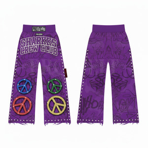 กางเกงขายาวทรงหลวมสไตล์สตรีทแวร์ ผ้าแคนวาสคุณภาพสูง 100% แห้งเร็ว ระบายอากาศได้ดี ทันสมัย มีสไตล์ ขอบกางเกงแบบดิสเทรส - Product Image 3