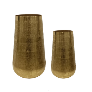 Jarrón de Metal de Diseño Antiguo Sofisticado para una Decoración de Mesa Premium con Diseño Martillado, Forma y Tamaño Personalizados - Product Image 4