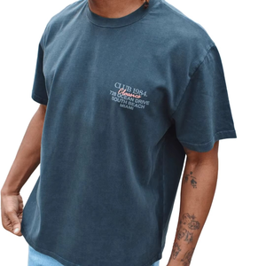 Camiseta de Manga Corta con Estampado Gráfico para Hombre, Colección Fresca, Largo Estándar, Ligera, Informal, Diseños Personalizados, OEM, ODM - Product Image 1