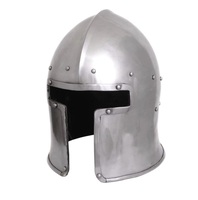 Casque médiéval de la dynastie, coiffe de guerrier durable, conçu pour les démonstrations historiques, les spectacles sur scène et les expositions de festivals